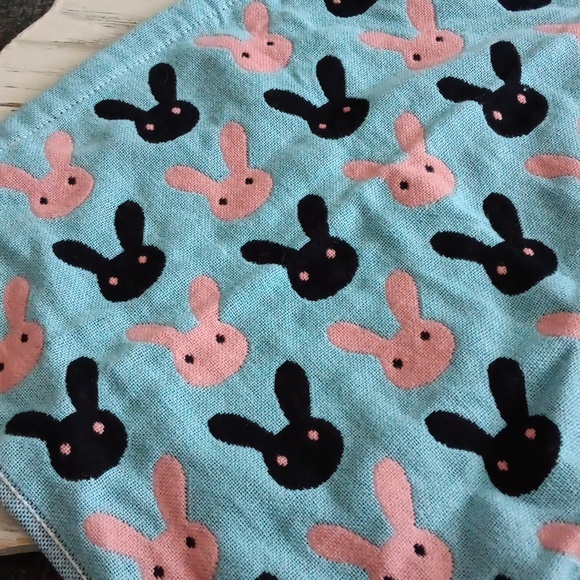 Shmily Towels Other - Shmily towel: colorful artsy kawaii Bunny Rabbit woven hand or kitchen t…